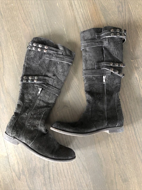 LD TUTTLE Wrap Strap TALL KNEE LEATHER BOOTS SZ 40 / 9-9.5 LD TUTTLE Wrap Strap TALL KNEE LEATHER BOOTS SZ 40 / 9-9.5