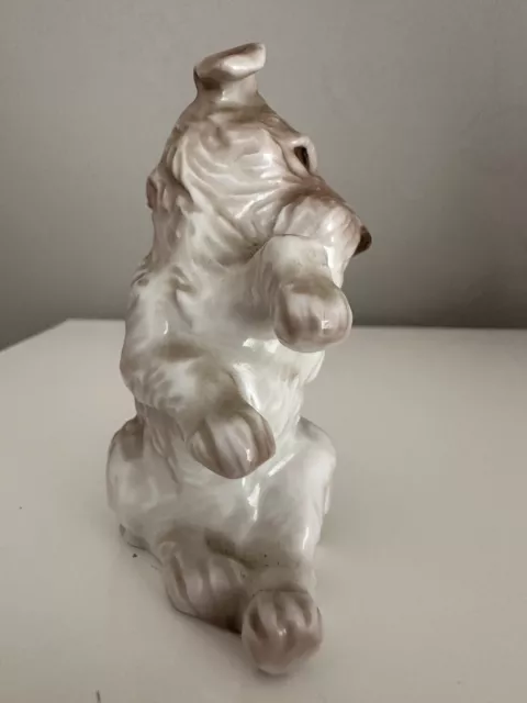 Seltener Rosenthal Porzellan Figur kleiner mini Hund Terrier. 2