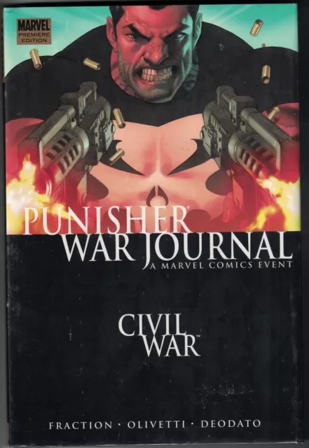 PUNISHER WAR JOURNAL (2006) Vol 1 Civil War HC Hardcover Matt Fraction NEW NM