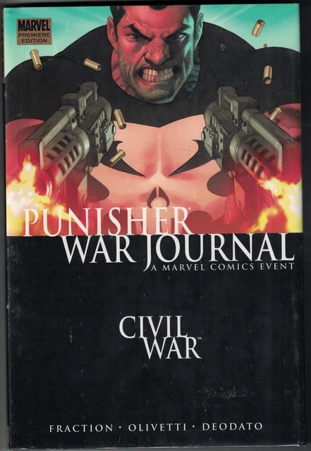 PUNISHER WAR JOURNAL (2006) Vol 1 Civil War HC Hardcover Matt Fraction NEW NM