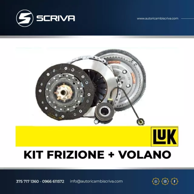 Kit Frizione + Volano Bimassa Luk Fiat Grande Punto 1.3 Multijet 90CV 6 Marce