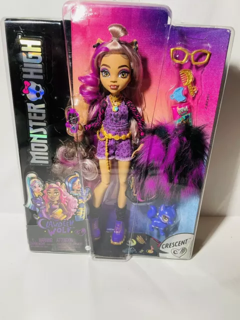 MONSTER HIGH CLAWDEEN Wolf With Crescent Mattel New Unopened Fast Shipping  $45.35 - PicClick AU
