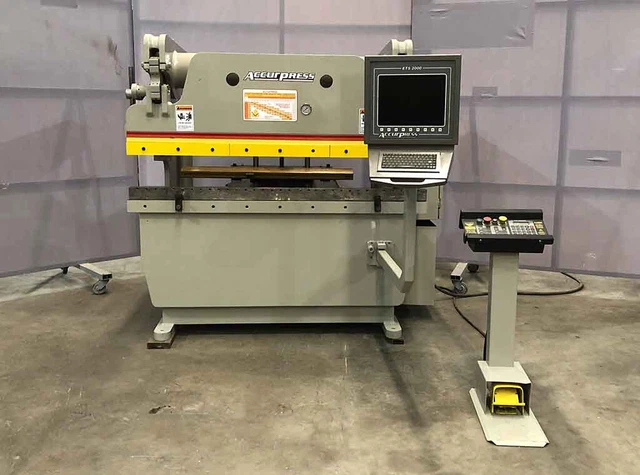 Accurpress 7606 60 Ton 6’ Hydraulic Press Brake