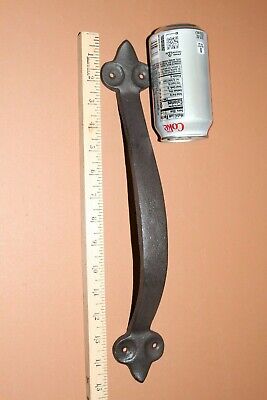 Large Shaker Barn Door Pull Hand-Forged Steel, 15 1/2 inch, HW-39