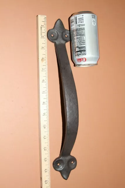 Sliding Barn Door Large Pull Hand-Forged Steel, 15 1/2 inch, HW-39