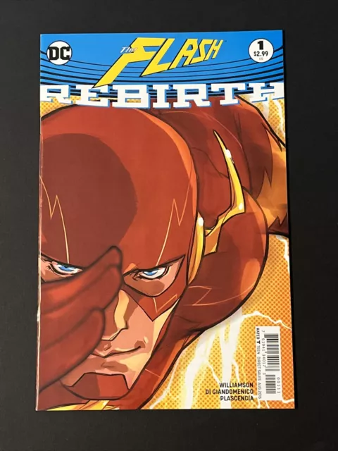 THE FLASH REBIRTH #1 (2016) VF+ 1st Cameo Godspeed DC Comics