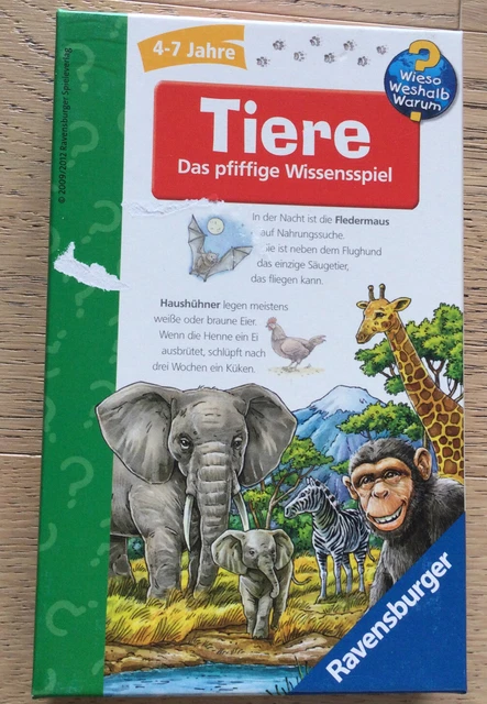 Wieso Weshalb Warum 4-7 Jahre Liste