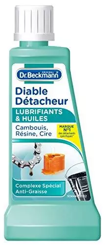Dr. Beckmann - Liquide Diable Détacheur Lubrifiants & Huiles 50 ml - Détachant s