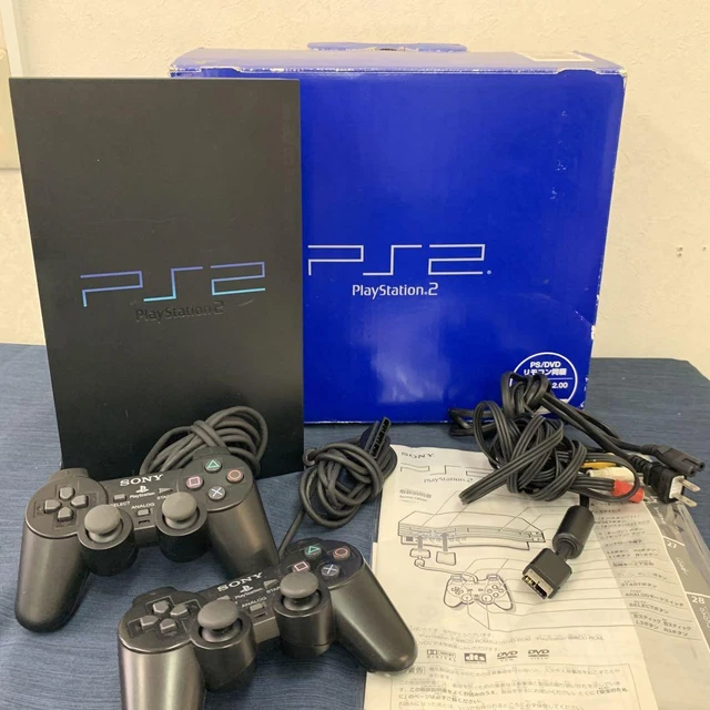 CONSOLE SONY PLAYSTATION 2 PS2 Noire (SCPH-18000) Avec Boîte ...