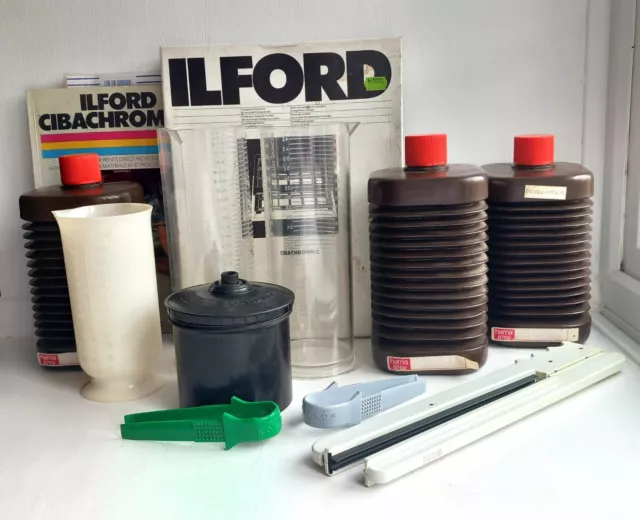 Photo Processing Darkroom Equipment Job Lot Tank/Tongs/Cylinders/Frame etc