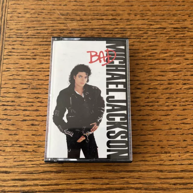 Michael Jackson Bad Cassette Tape 1987 Epic - Smooth Criminal