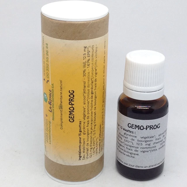 LA ROYALE GEMO-PROG - Complément En Gouttes (15 Ml), Péremption 12/2028