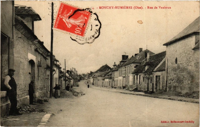 CPA MONCHY-Humieres - Rue de Vaubrun (259739)