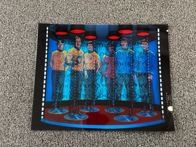 Data East Star Trek 25th Anniversary Pinball Transporter Animation Art Set NOS 2