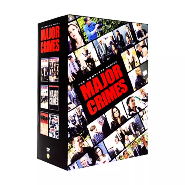 Major Crimes: The Complete Series Season 1-6 DVD 24-Disc Box Set New & Sealed