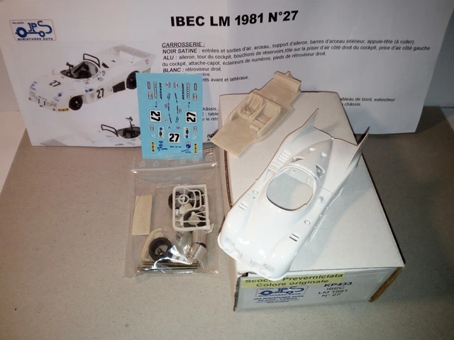 1-43 ROC Ford Decartes Org. Le Mans '91 #37 PrePainted resin kit JPS435