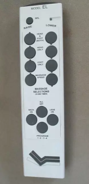 Dewert 990.510.001 Irs Elegance El Bed Chair Message Remote 54193 V1.60