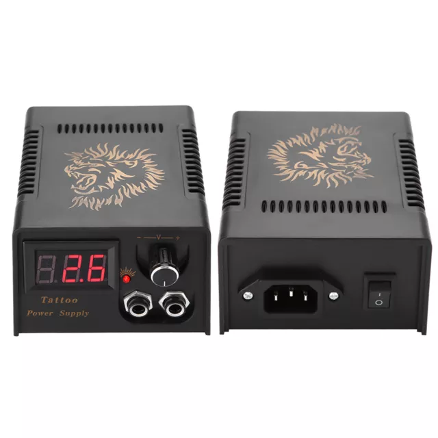 (220 V) Conjunto de transformador de tatuajes digital LCD profesional fuente de alimentación para tatuajes