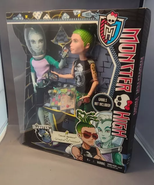 Monster High Deuce Gorgon/Gillington Webber ( Gill )  Manster 2013 Nrfb