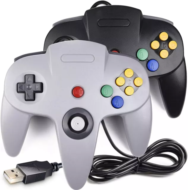 Für Nintendo 64 USB Controller Retro Gaming Joystick Wired Gamepad / for SNES PC