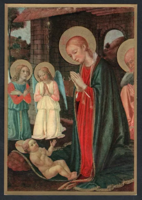 Antico Santino de la Sagrada Familia image pieuse estampa holy card