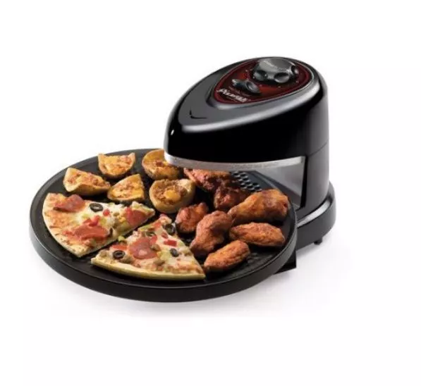 NEW Oven Rack Electric Rotating Non Stic Pan Convection Toast Bake Presto Pizza