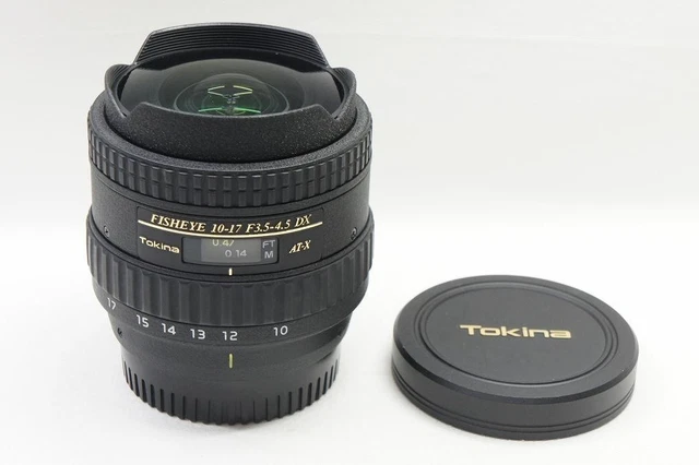 TOKINA AT-X 107 DX FISHEYE 10-17mm F3.5-4.5 Lens for Nikon F
