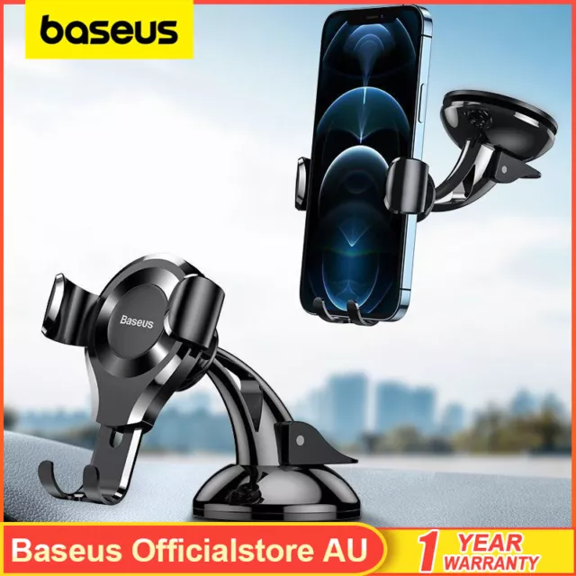 Baseus 360° Car Phone Holder Gravity Dashboard Suction Mount Stand For Universal
