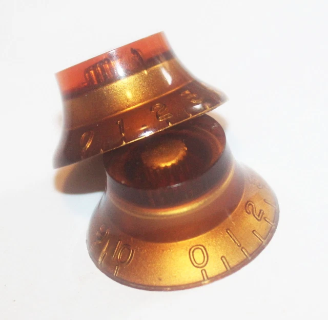 Vintage 1980's Gibson Style Bonnet Knobs Les Paul SG ES 1990's Bell Knobs Vintage 1980's Gibson Style Bonnet Knobs Les Paul SG ES 1990's Bell Knobs