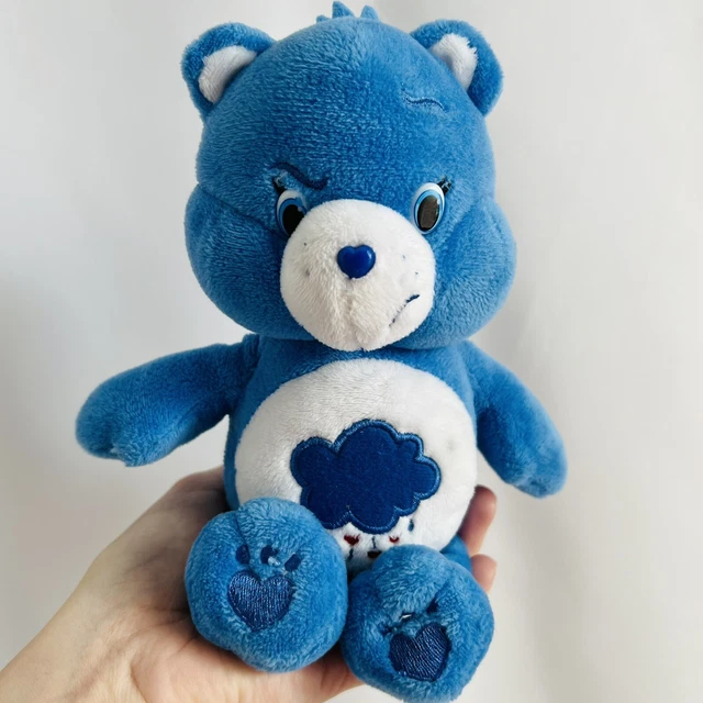 CARE BEARS GRUMPY Bear 9” Plush Soft Toy Blue Storm Rain Cloud Just