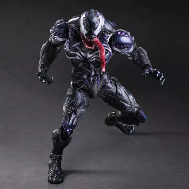 Marvel Venom Figure Variant Play Arts Kai Collectible Model Toy New in Box 10in 3