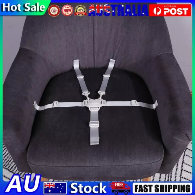 Universal Baby Dining Chair Safety Belt Portable Waterproof 5 Point Harness