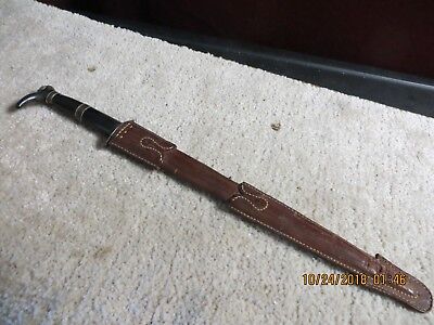 Vintage 19th Century Mexican Unusual Knife Dagger Devil with Boot Pommel Lot X