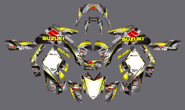 Fits Suzuki LTR 450 ATV stickers decals graphics kit 2006-2014 decal kit