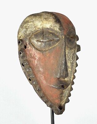 Beautiful initiation BEMBE Mask Congo DRC African Tribal Art 1756