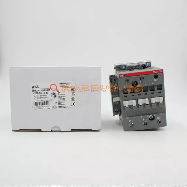 1PCS Neu ABB AX50-30-11-80 Block Schütze AC 220V-230V