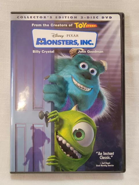 Monsters, Inc. (DVD, 2002, 2-Disc Set, Collectors Edition)