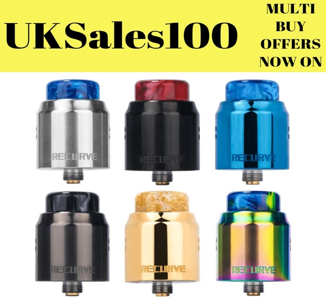 Wotofo Recurve Dual RDA Tank ~ 2ml ~ Genuine UK Seller / Stock