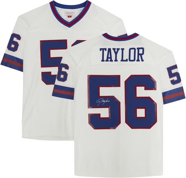 Lawrence Taylor New York Giants Autographed White Mitchell & Ness Replica Jersey