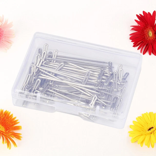 50 piezas de pinzas para el cabello trenzadas agujas curvas juego de fabricación de pelucas
