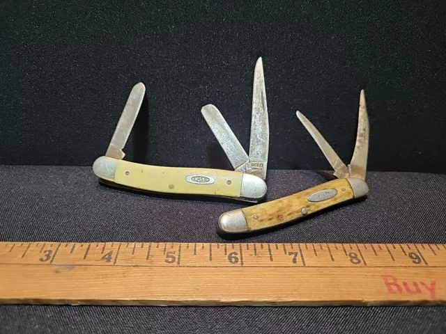 Estate Find, Vintage casexx knife lot of 2 used knives for parts or repair