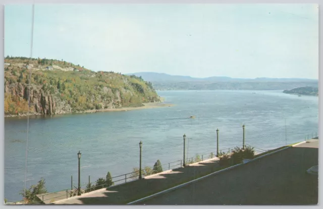 Chicoutimi, Quebec, Canada, Postcard, Saguenay River