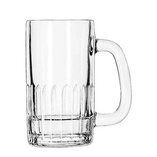 Libbey 5309 Clear 12 Ounce Beer Mug - 24 / CS