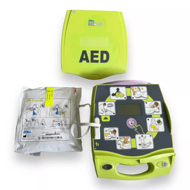 ZOLL AED Plus Device with New CRP-D Padz and Batteries (Working / Tested!)