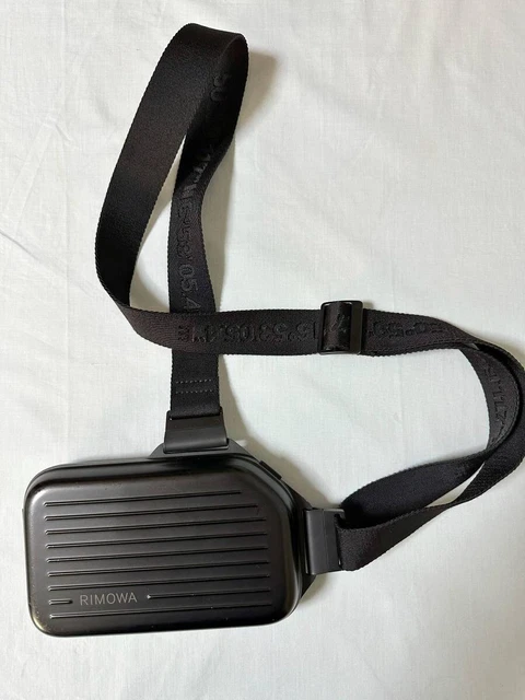 Rimowa PERSONAL AluminumSlingClutch BodyBag ShoulderBag in Black Made in Germany