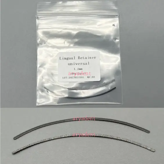 10 Pcs Dental Orthodontic Mesh Base Lingual Retainer Splint Wire Universal 1.2mm