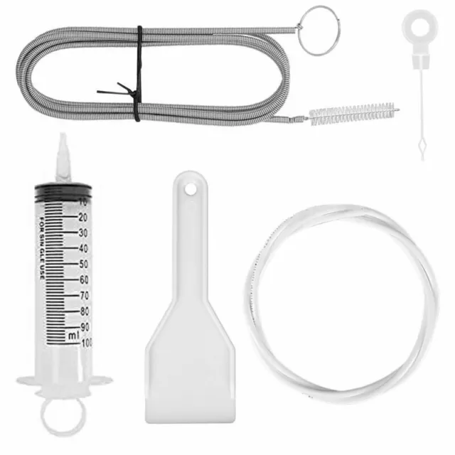 5x Kühlschrank Reinigung Set Abflussloch Bürste Abflusslochentferner Werkze L0S3