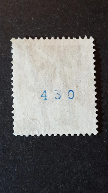 Bund Michel Nr 695 Rollenmarken mit blauer Nummer gestempelt