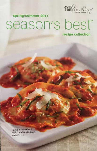 PAMPERED CHEF SEASON'S Best Recipe Collection Cook Book Spring Summer ...
