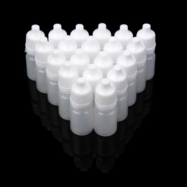 25/50/100PCS 5ml Empty Plastic Squeezable Dropper Bottles Eye Liquid Dropper